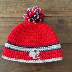 NWOT New England Patriots Toddler Pom Beanie